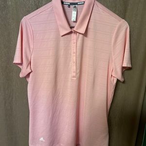 Women’s Golf Shirt Breathable Material Size Large PINK